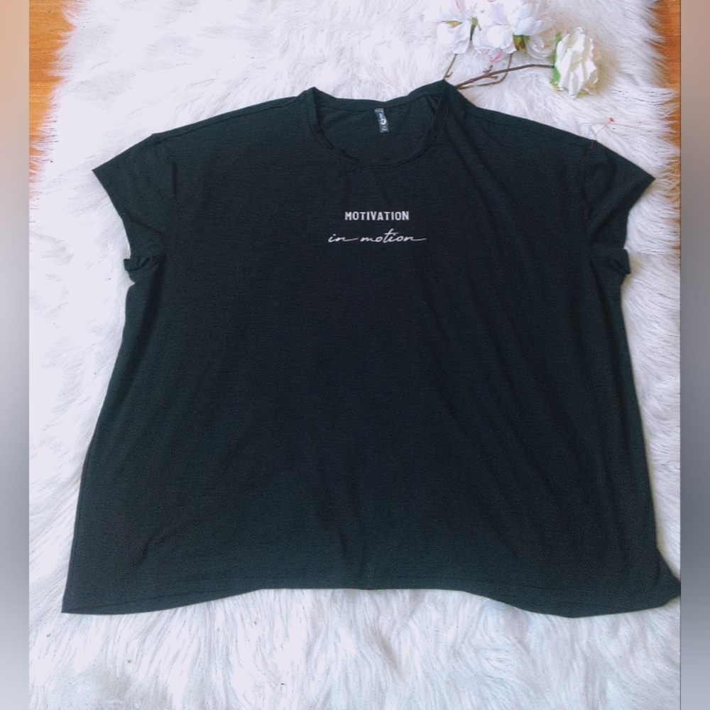 MTA Sport Black Graphic T Shirt Size 3X